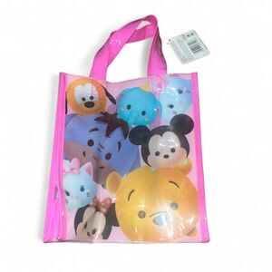 Disney Women's Pink Tsum Tsum Small Vinyl Tote Bag